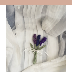 Crochet Video - LAVENDER mini bouquet step by step tutorial