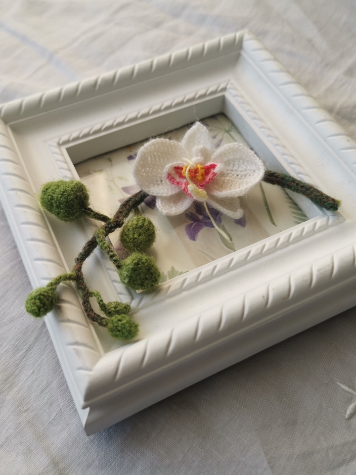 crochet orchid pattern