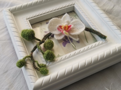 crochet orchid pattern