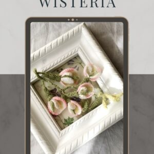 crochet pattern wisteria brooch