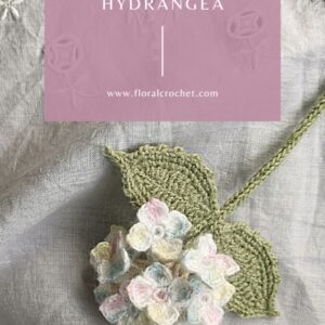 crochet pattern & video hydrangea