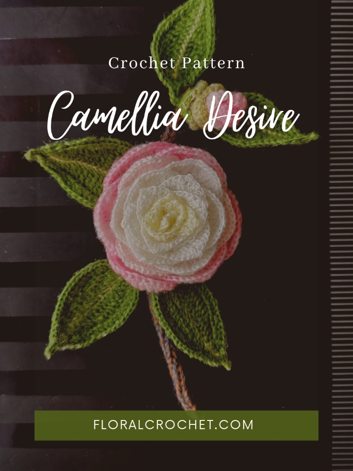 crochet camellia pattern