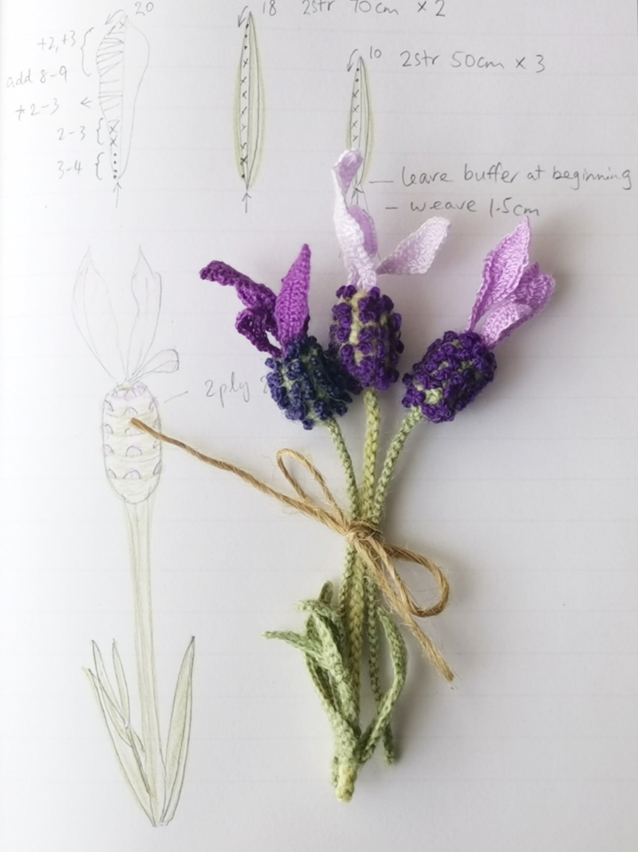 crochet pattern Spanish lavender