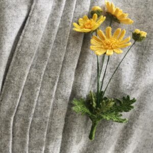 crochet pattern yellow daisy