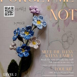 crochet forget me not pattern forget-me-not