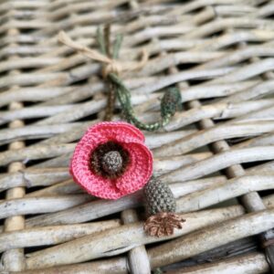 crochet poppy flower pattern poppy step by step video tutorial