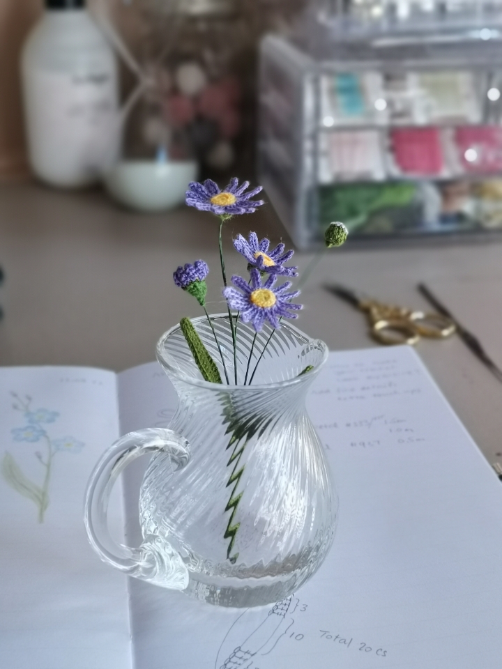 crochet aster pattern