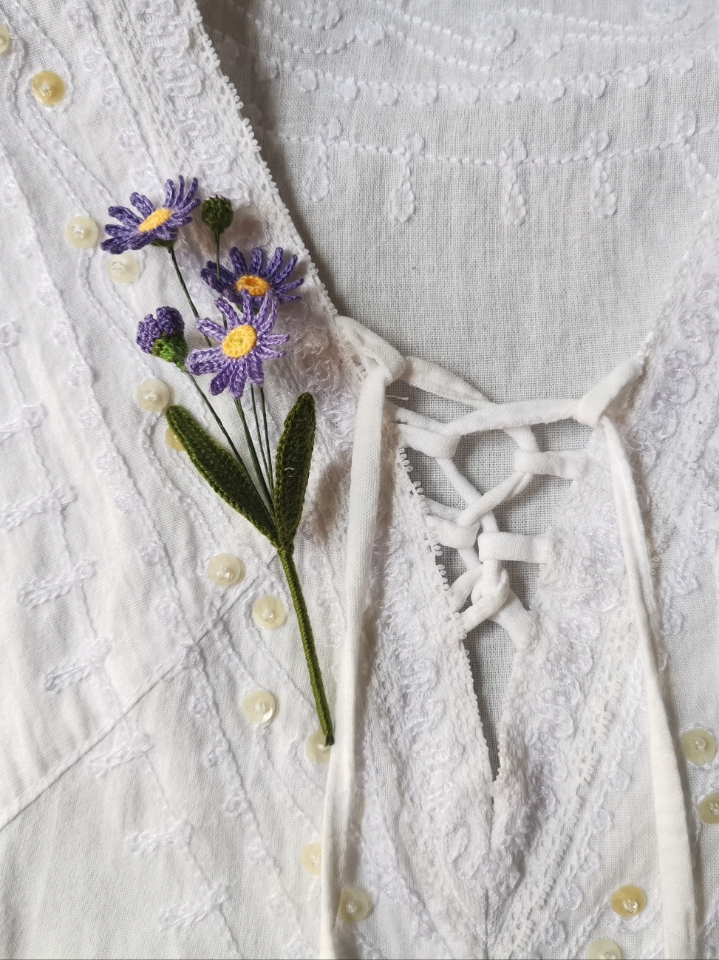 crochet aster pattern