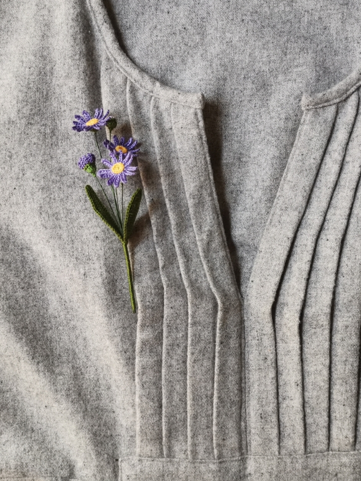 crochet aster pattern