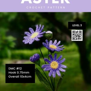 crochet aster pattern
