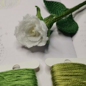 crochet rose pattern