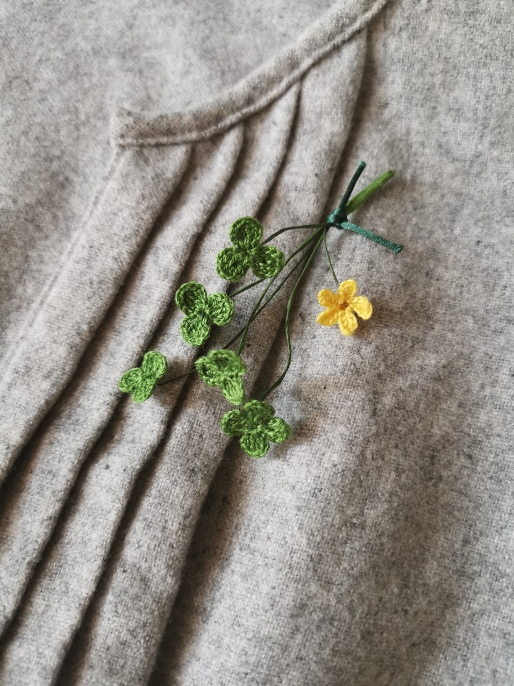 crochet clover pattern