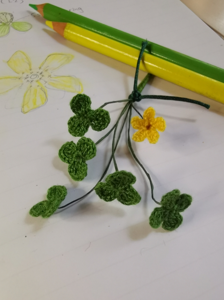 crochet clover pattern