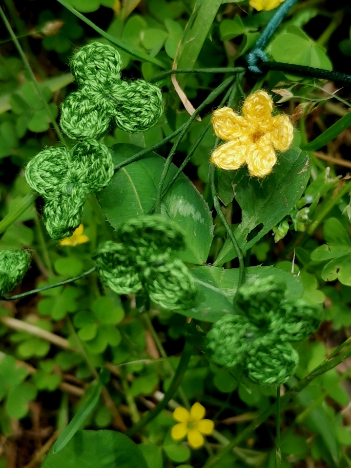 crochet clover pattern
