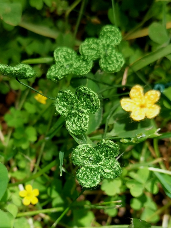 crochet clover pattern
