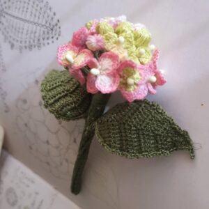 crochet hydrangea flower pattern