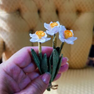 crochet daffodil pattern