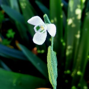 crochet snowdrop pattern