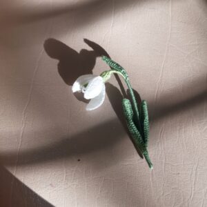 crochet snowdrop pattern