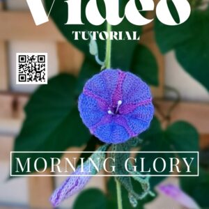 Crochet Video - MORNING GLORY mini bouquet step by step tutorial