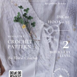 Crochet Pattern - CLOVER mini bouquet Level 2