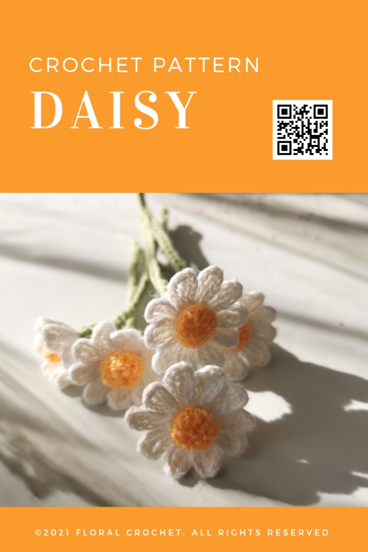 Crochet Video - DAISY mini bouquet step by step tutorial - Image 2