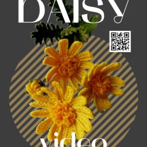 Crochet Video - EURYOPS DAISY mini bouquet step by step tutorial
