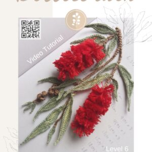 Crochet Video - BOTTLEBRUSH CLUSTER mini bouquet step by step tutorial