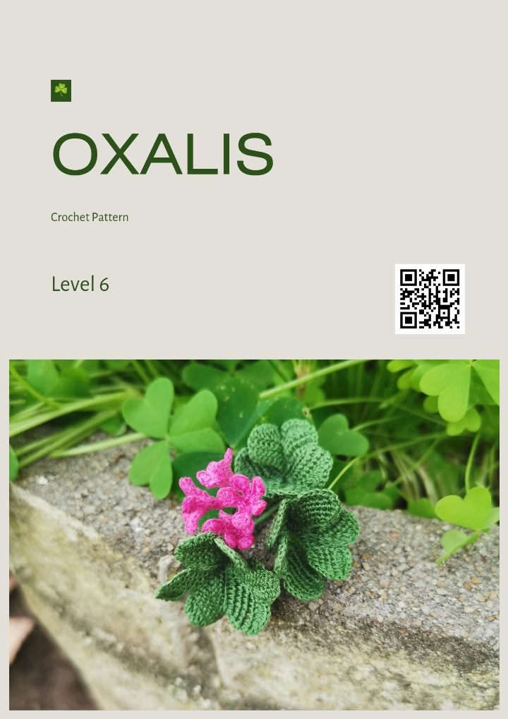 crochet oxalis pattern crochet wood sorrel pattern