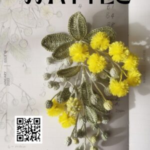 Crochet Video - WATTLE mini bouquet step by step tutorial