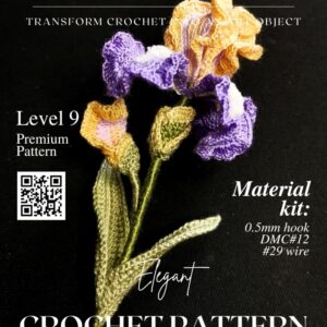 crochet iris pattern