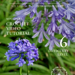 Crochet Video - AGAPANTHUS mini bouquet step by step tutorial